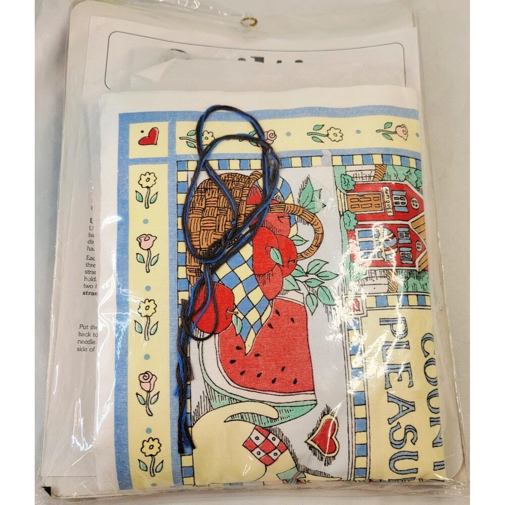 NEW Mini Quilt Kit Printed Design Sewing COUNTRY PLEASURES 72162 Dimensions - Picture 5 of 8